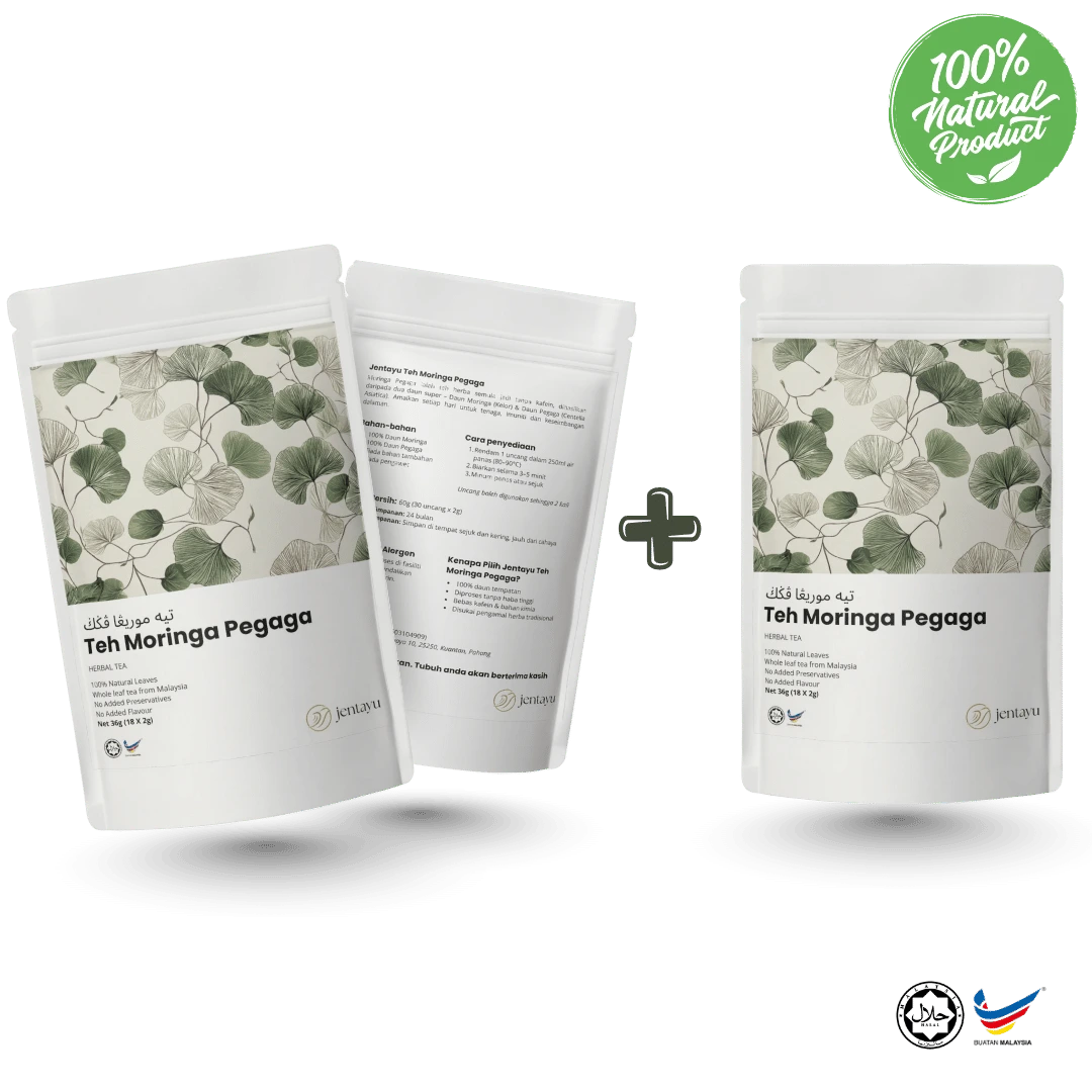 Set 2+1 Pek Teh Moringa Pegaga Jentayu